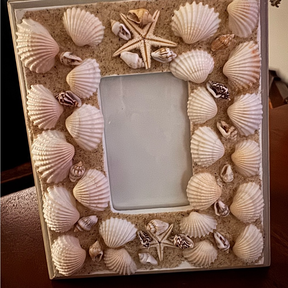 Seashell Decorated Photo Frame 3x5
